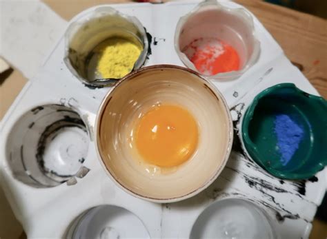 The Binding Agent for Tempera Paint is Egg Yolk.